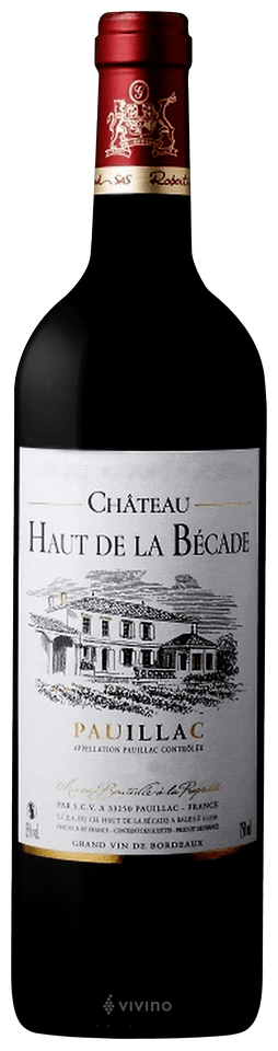 Chateau Haut de La Becade, Pauillac, 2021